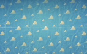 Cloud Wallpaper Pattern Aged